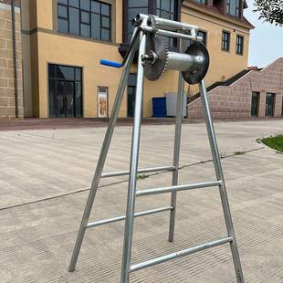 水泵灌溉工具架机深井潜水泵吊下井架子架子提升打捞手摇式井