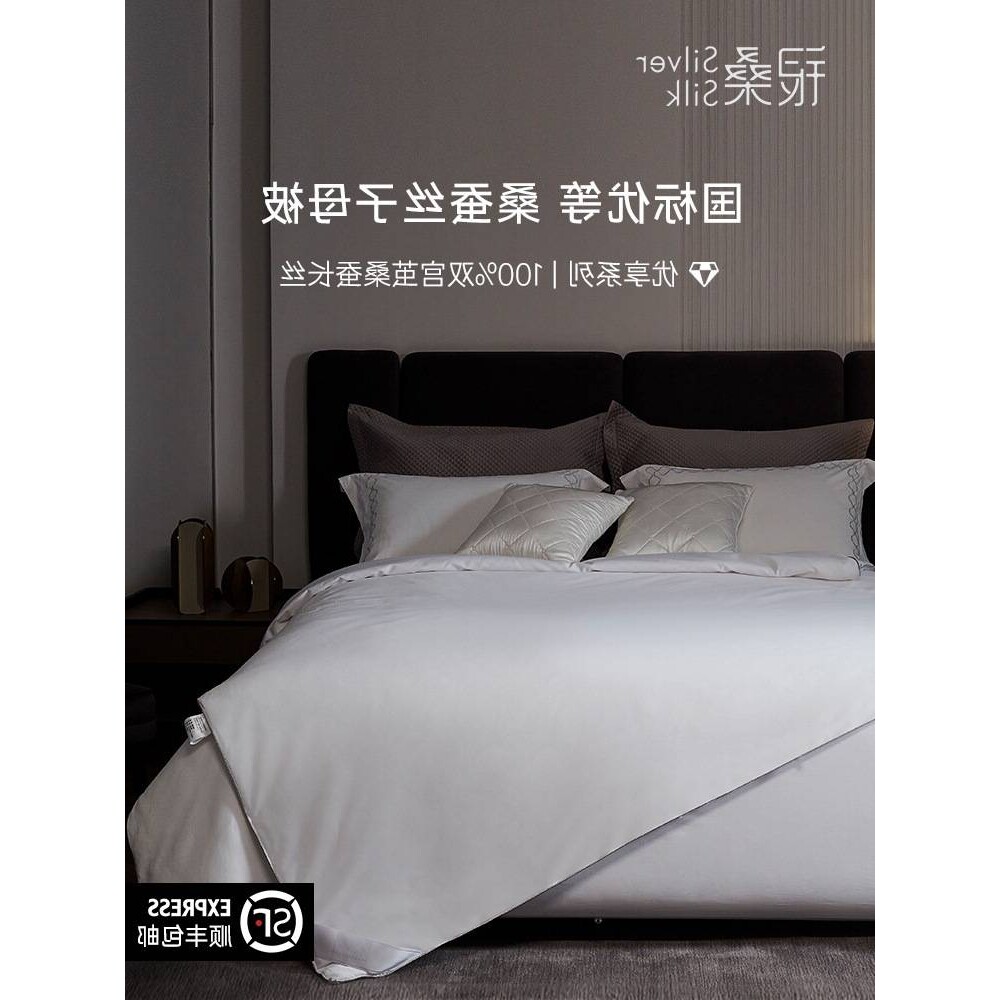 桐乡纯手工蚕丝被冬被冬季子母被二合一桑蚕丝结婚春秋被子喜