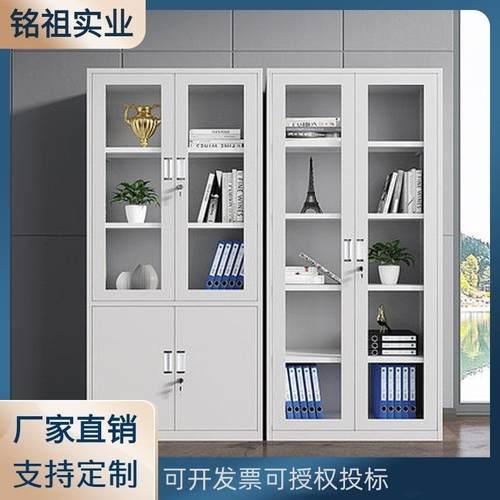 钢制文件柜铁皮柜办公室带锁财务档案柜资料柜储物柜凭证柜