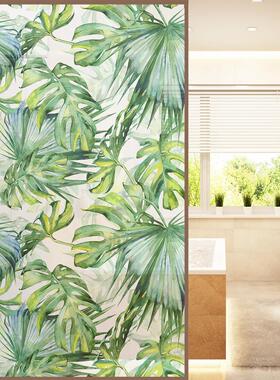 120X58cm电商热销静电玻璃贴遮光贴卫生间浴室磨砂窗户贴041-060