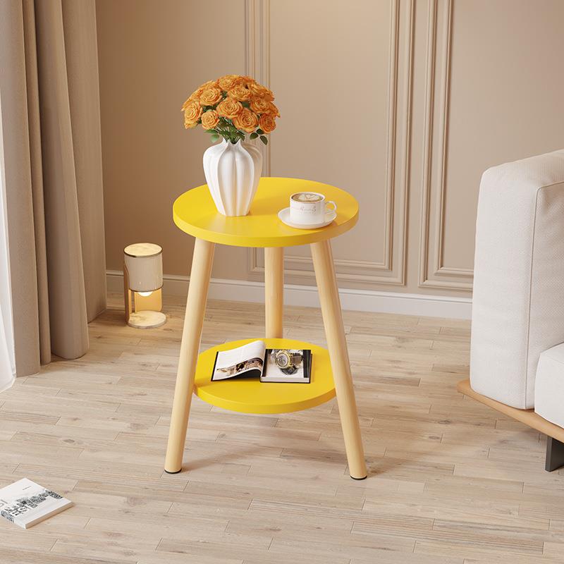 小圆桌子茶几客厅家用沙发边几卧室床头桌简约现代茶桌阳台桌北欧