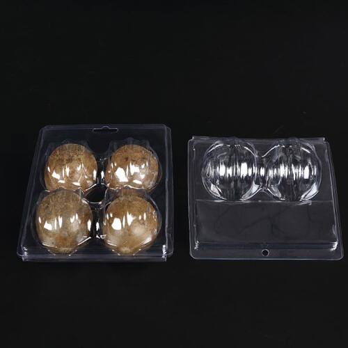 4个罗汉果吸塑透明包装盒大果2枚挂卡罗汉果塑料盒子加厚防压