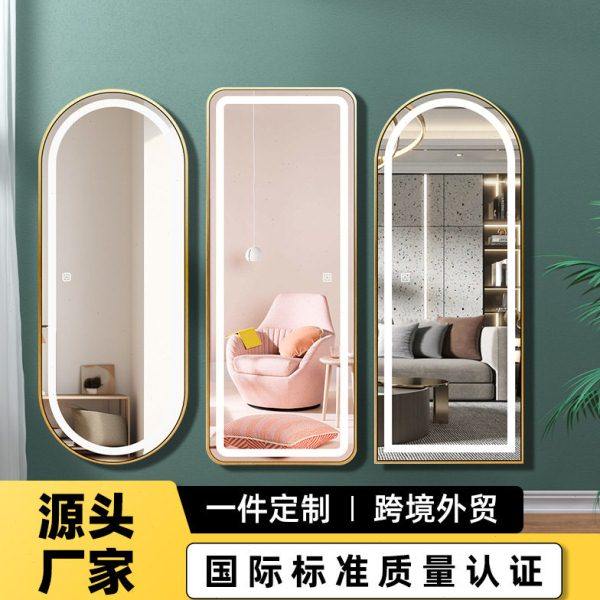 网红发廊简约理发店镜台美发镜子专用挂墙铝合金边框智能镜带灯,商业/办公家具,理发镜台,淘宝优惠券,粉丝福利购,淘宝优惠卷