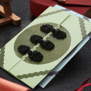 古典贺卡片新年请柬创意邀请函员工老师生日退休离职礼物男教师节