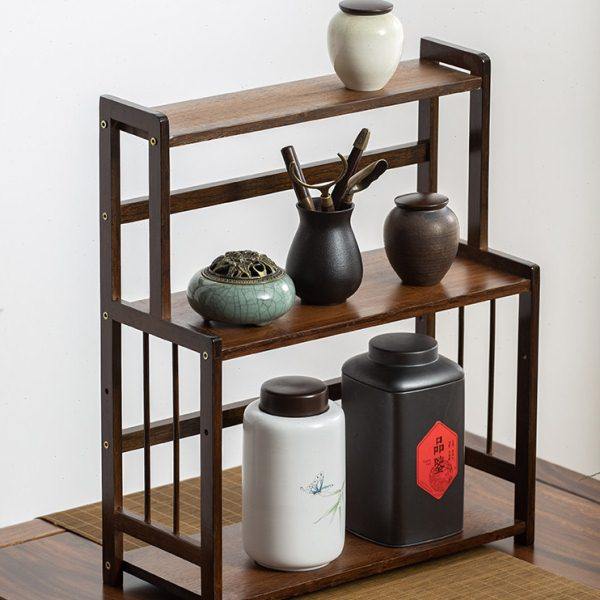 博古架小型茶具置物架桌面紫砂壶收纳架陈列架茶杯架子茶具收纳架,住宅家具,多宝格/博古架,淘宝优惠券,粉丝福利购,淘宝优惠卷