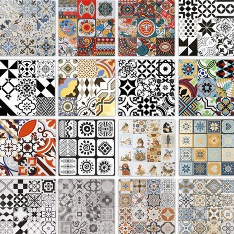 北欧仿古砖600x600复古花砖厨房卫H生间墙砖客厅阳台地砖防滑瓷砖