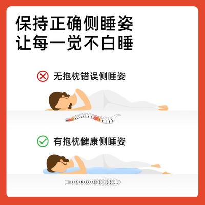 ◇诺伊曼人体工学孕妇夹腿睡觉抱枕床上长条成人女生睡觉侧睡专