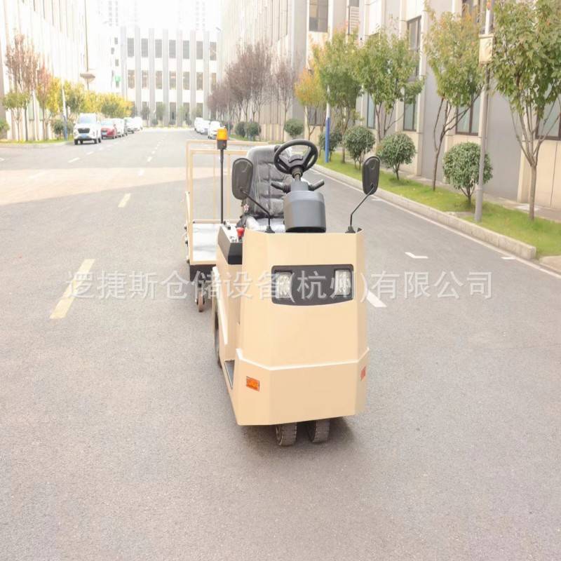 座驾式全电动牵引车移动拖拉设备工厂拉货车物料拖车牵引车头