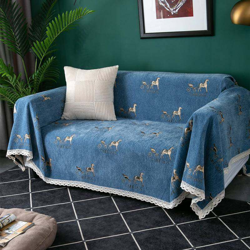 加厚雪尼尔全盖沙发巾马车防滑弹力多功能四季通用沙发垫沙发盖巾,居家布艺,沙发套,淘宝优惠券,粉丝福利购,淘宝优惠卷