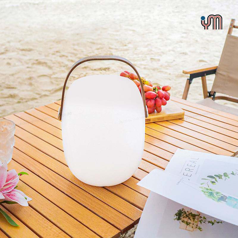 滚塑户外LED灯防水露营野餐花园照明装饰发光手提灯便携台灯防腐