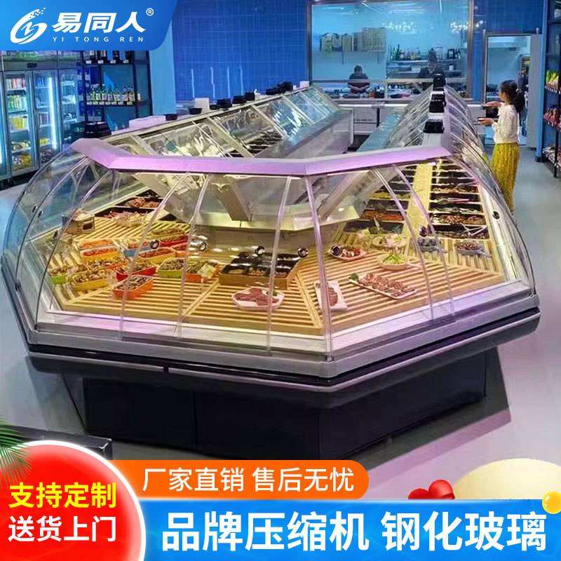 熟食柜超市凉菜卤菜冷藏柜饭店点菜柜串串烧烤冰柜商用保鲜展示柜