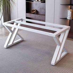 耐用支架铁艺茶几底座玻璃桌腿架铁架餐桌脚架岩板烤漆支架书桌