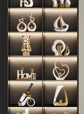 轻奢酒柜摆件客厅2025新款套装家居餐边柜子电视柜装饰感