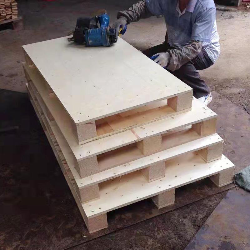 三合板托盘木质复合板多层板免熏蒸木卡板木托盘