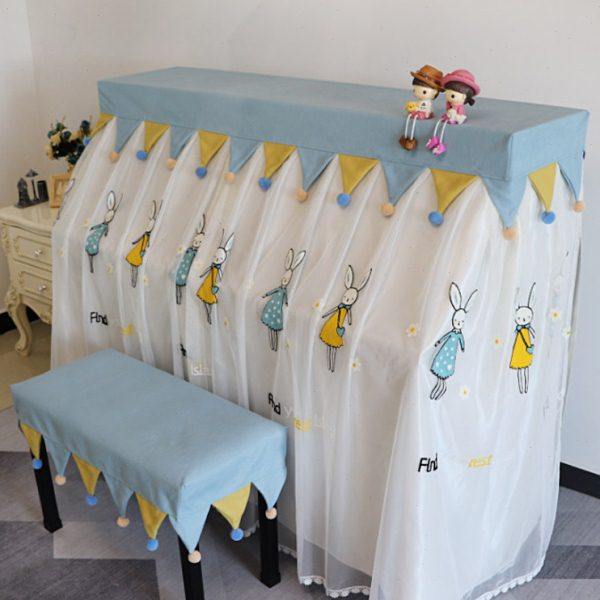 钢琴罩新款欧式大气全罩现代简约高档钢琴凳套罩防尘罩盖布钢琴套,居家布艺,钢琴罩,淘宝优惠券,粉丝福利购,淘宝优惠卷