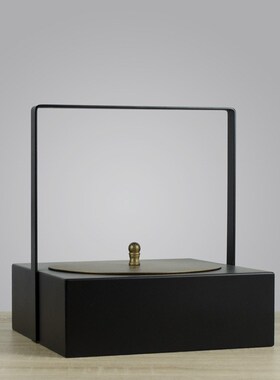 新中式现代金属提篮托盘分隔盒摆件样板房客厅T茶几会所家居饰品