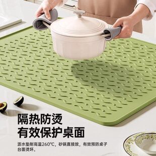 长方形烤箱柜防滑垫防烫垫子垫微波炉厨房垫台面隔热垫防油硅胶垫