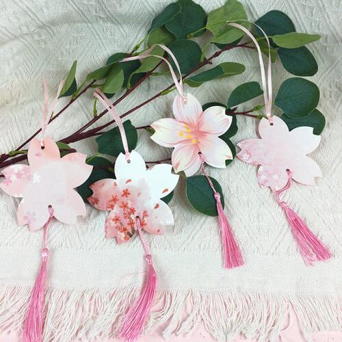 创意学生许愿卡吊卡树空白粉色樱花幼儿园手写祝福留言心愿卡悬挂