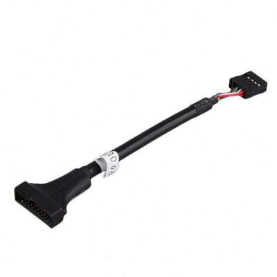 USB 2.0 9 Pin Female to USB 3.0 20 Pin Male Extension Cable