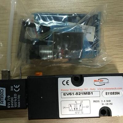 意大利Max-Air电磁阀EV61-521MB1  EV61-521MH1 SV62-24V DC