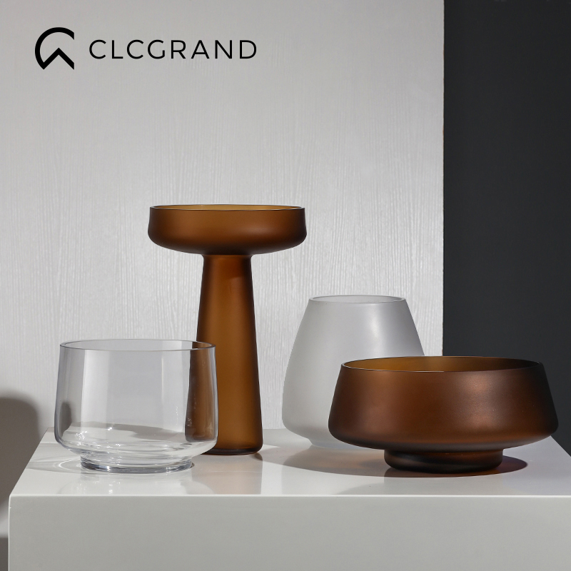 花瓶高级感客厅桌面干花插花装饰品摆件轻M奢高档电视柜样品间摆