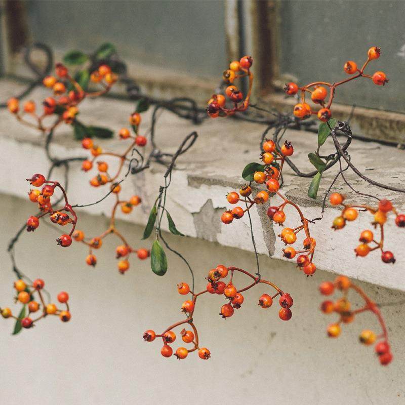 工厂 曼珠浆果藤1米红色仿真壁挂果藤婚庆摄影道具装饰藤条,鲜花速递/花卉仿真/绿植园艺,仿真绿植,淘宝优惠券,粉丝福利购,淘宝优惠卷