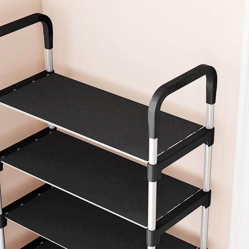 鞋架简易多层经济型铁艺金属塑料防尘组装门厅宿舍门口小号鞋架子