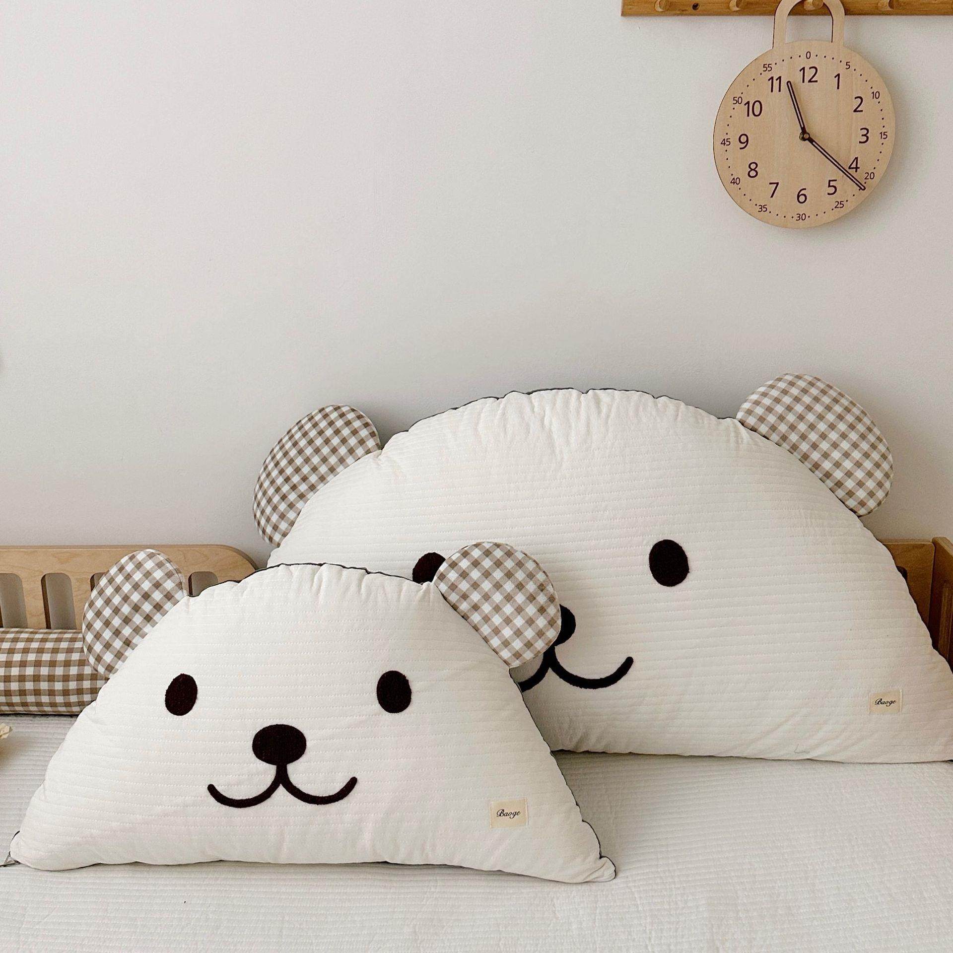 韩国ins绗缝大靠背全棉水洗床头软包靠背 饺子靠枕护腰垫可拆抱枕,居家布艺,抱枕被,淘宝优惠券,粉丝福利购,淘宝优惠卷