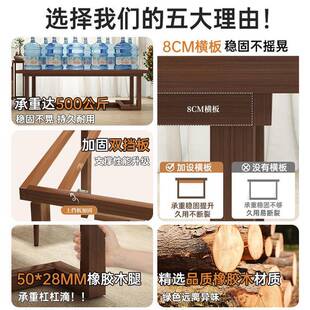 实木式茶办公室接待泡茶桌子家用新中桌板ZUM简约喝茶桌椅组合大