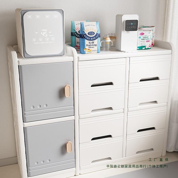 儿童玩具收纳架宝宝家用落地喂养台婴儿用品收纳柜玩具整理箱