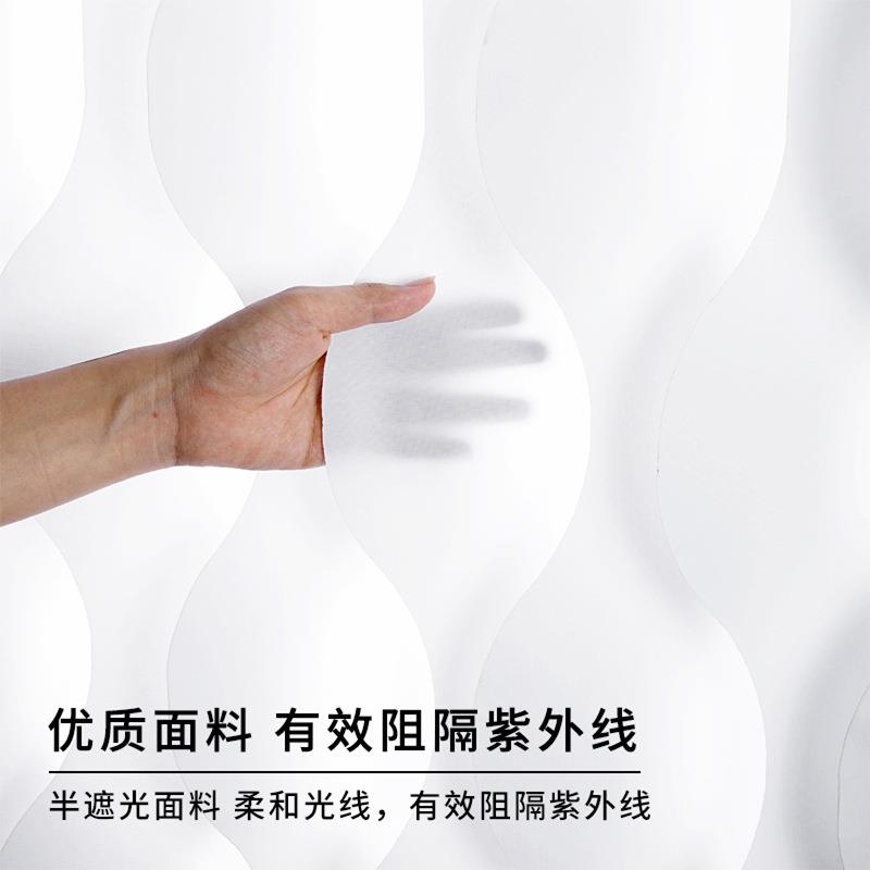 ?水波帘垂直帘梦幻帘竖叶卷帘遮半F$p$px}d遮阳窗光帘百阳台客厅
