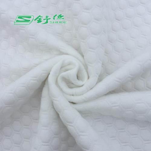 下水定型涤纶家居家纺用布纺织皮革针织面料四季款铜钱床垫面料