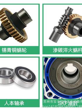 BEGEMA宝戈玛BMRV050 063 075蜗轮蜗杆减速机带三相电机一体机