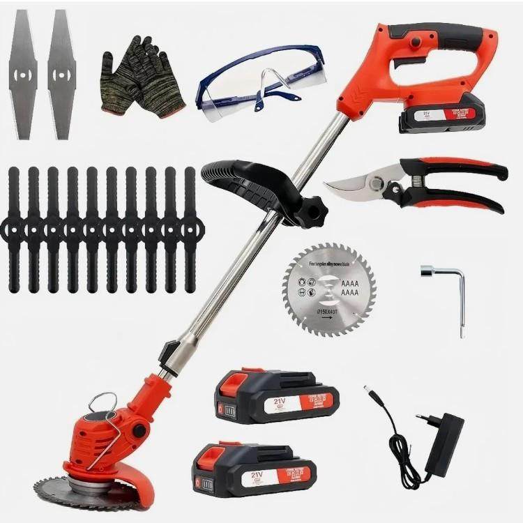 双折手持式电动折叠割草机长度可调用于21V电的家庭园艺修剪工具,农机/农具/农膜,割灌机/割草机/油锯,淘宝优惠券,粉丝福利购,淘宝优惠卷