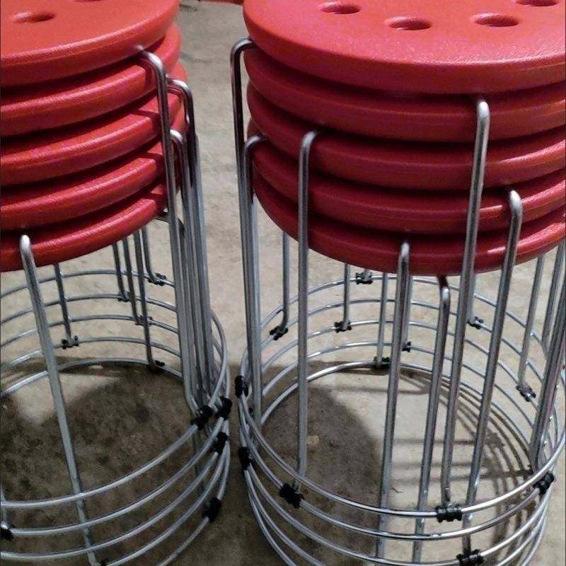 特粗加厚钢筋凳塑料板凳摆摊圆商用酒店饭店餐厅宴会厅凳子十个装,收纳整理,收纳凳,淘宝优惠券,粉丝福利购,淘宝优惠卷