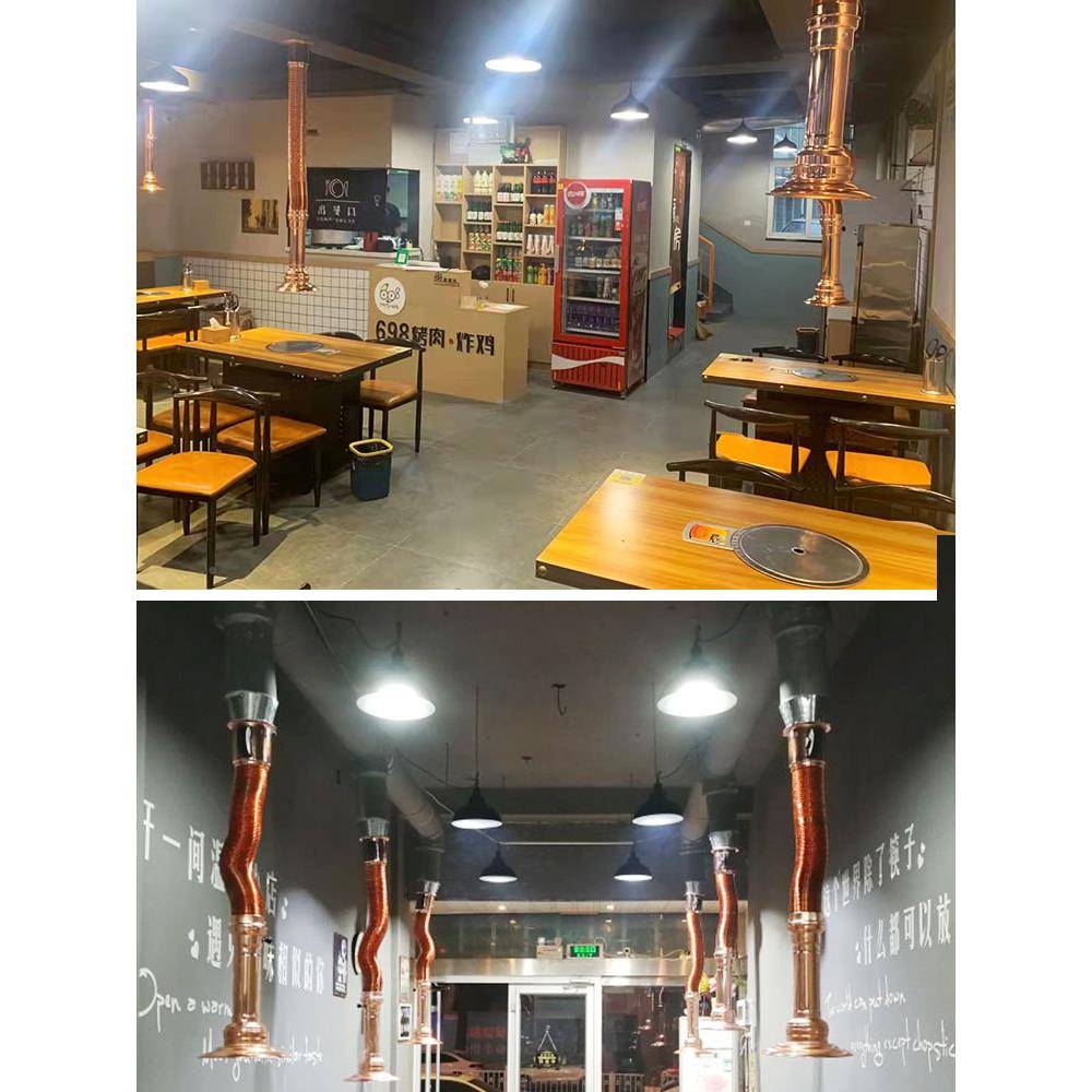 06712407烟排管吸烟罩缩排烟韩伸式烤肉抽烟机店排风设备烧烤排烟