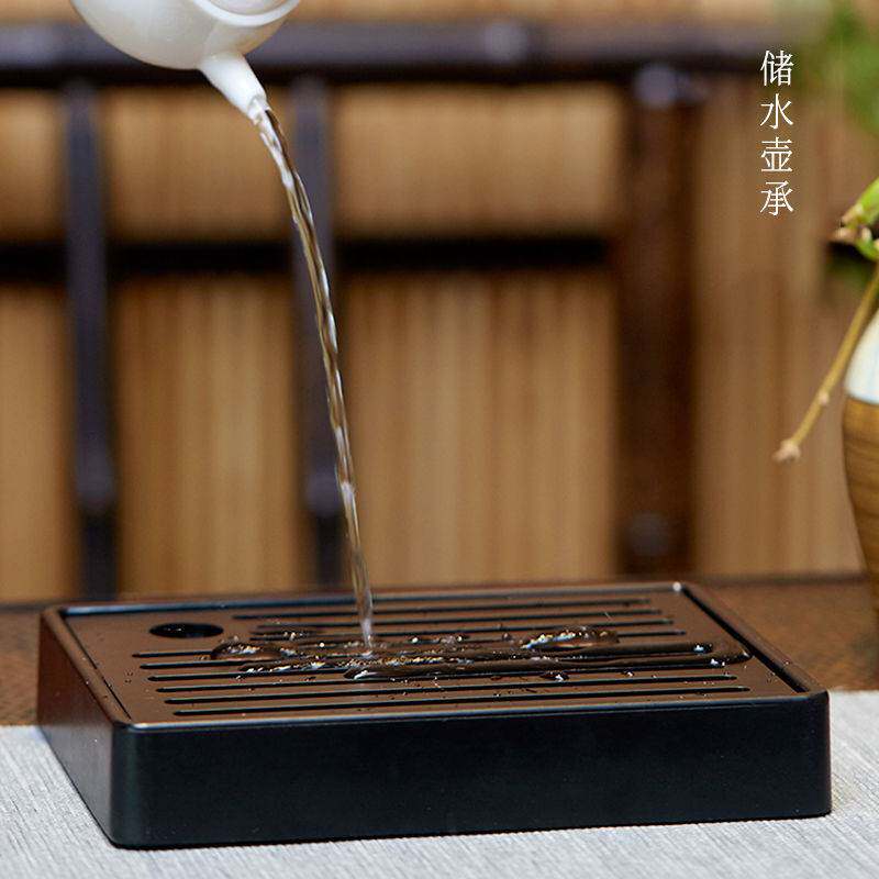 电木壶承干泡两用滤水壶承紫砂壶垫单人小茶盘简易中式茶具配件