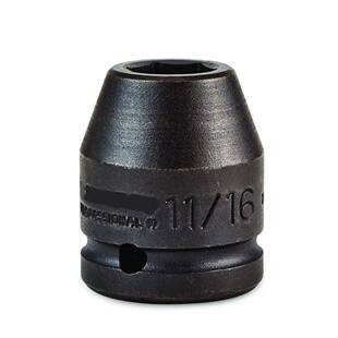 1寸方口 25mm系列英制六角冲击套筒 尺寸1-3/8寸 J10022