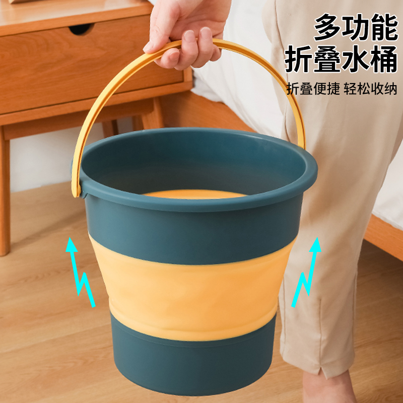 可折叠水桶家用户l外钓鱼桶手提桶便携式大小号塑料车载旅行洗车