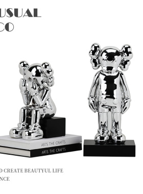 现代简约欧式北欧潮流公仔摆件样板房售J楼处儿童房书房软装饰品