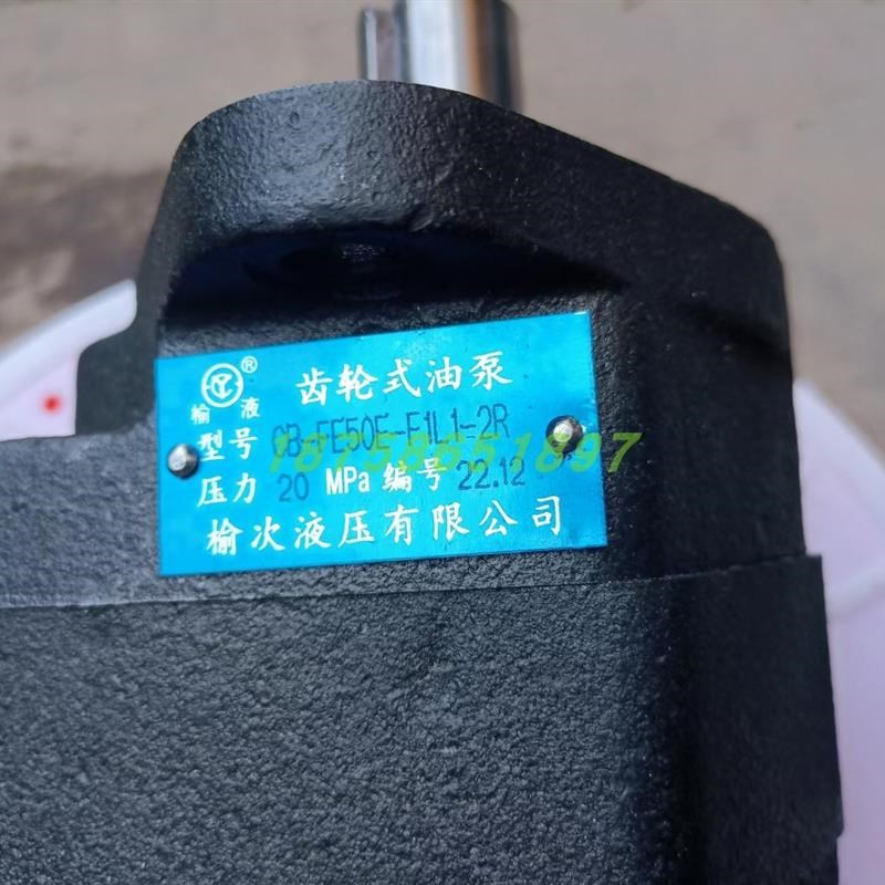 榆次液压泵 单级齿轮泵CB-FE50E-F1KL1-2R 油泵FE63E