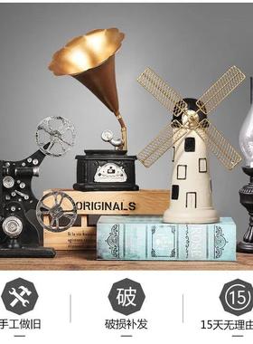 柜酒柜柜子大气工艺品轻办公室B展示奢摆设电视柜书柜装饰品摆件