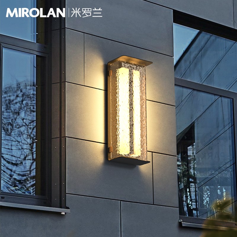 太阳能户外壁灯防水别墅大门灯庭院壁灯墙灯花园露台壁Z灯现代简