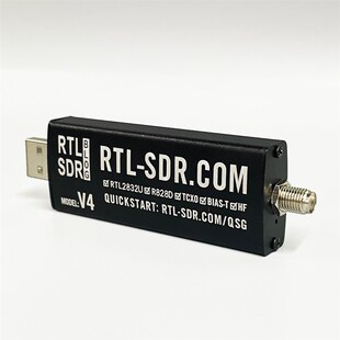 RTL-SDR Blog V4 R828D RTL2832U 射频软件无线电接收机SDR收音机