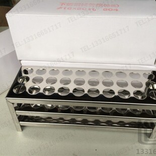 孔径18mm 30孔 304不锈钢试管架 金属试管架 离心管架 消解管架