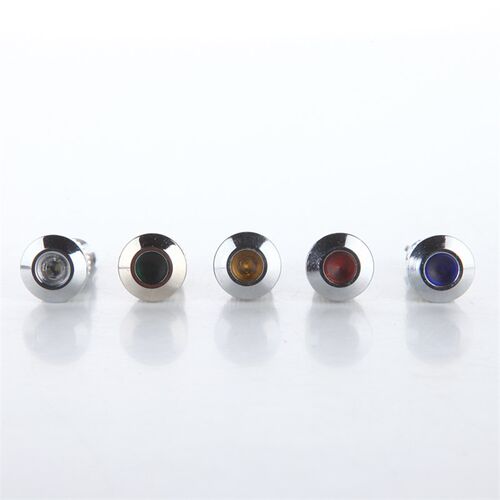 8mm 金属LED高亮发光 防水信号灯 指示灯防 6V 12V 24V 220V