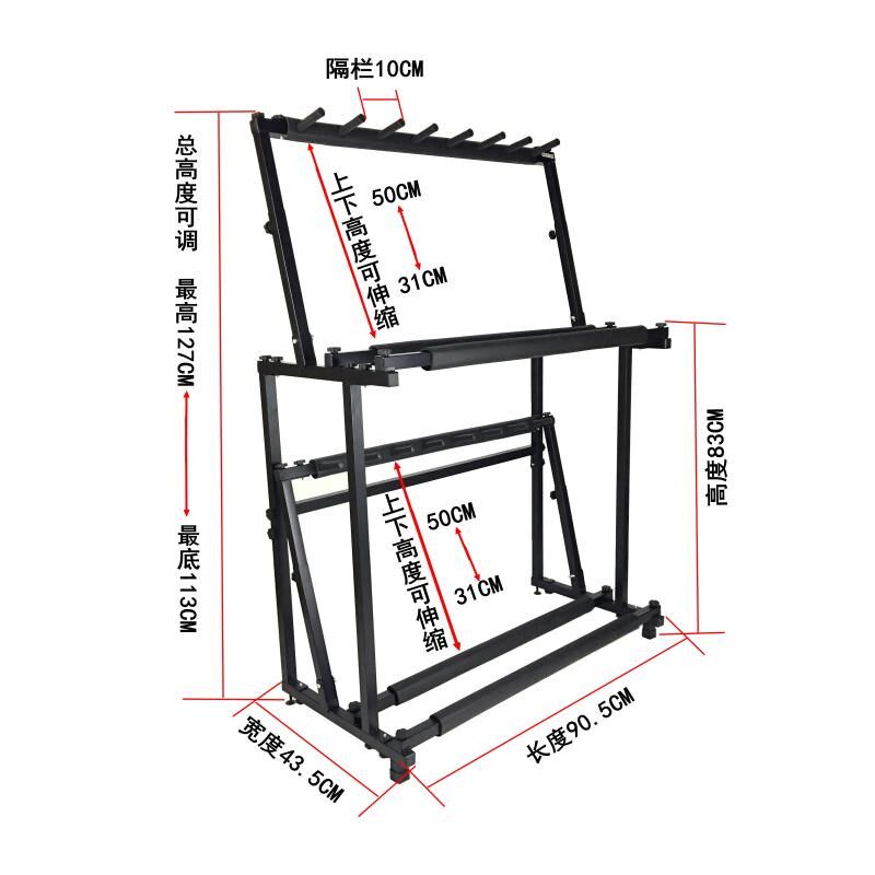 ak玩具发射器架枪架摆放金属架模型展示架落地收纳武器架立式架