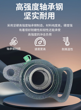 可调菱型外球面轴承带座UCFA203 FA204 205 206 207 208 209 210