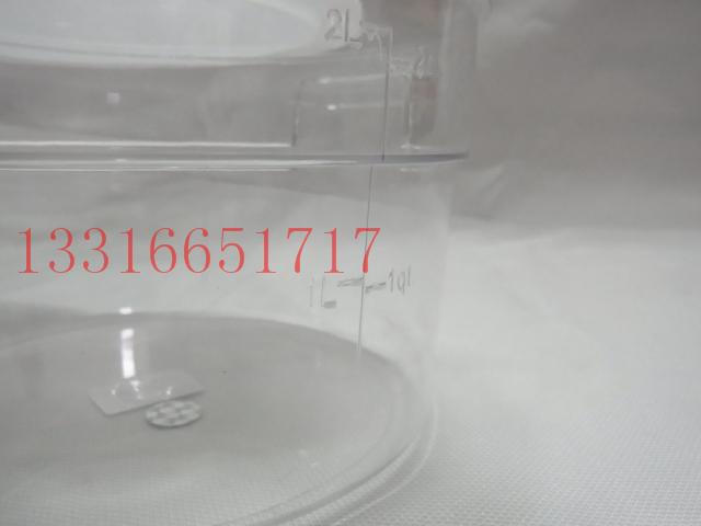 2L 透明储物桶  储水桶 密封桶 食品级 PC 料(聚碳酸酯)耐腐蚀