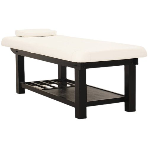 实木美容床美容院专用折叠按摩理疗床推拿床家用带胸洞纹绣美睫床